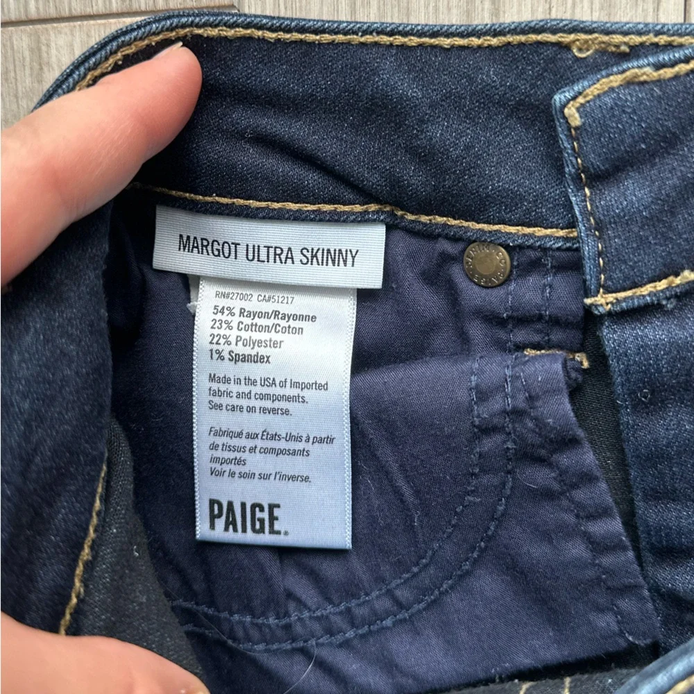 NWOT PAIGE Margot Ultra‎ Skinny Jeans 28 - Picture 9 of 10